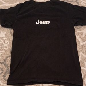 Jeep Black T-Shirt with White Logo